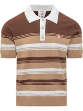 striped chicano polo shirt